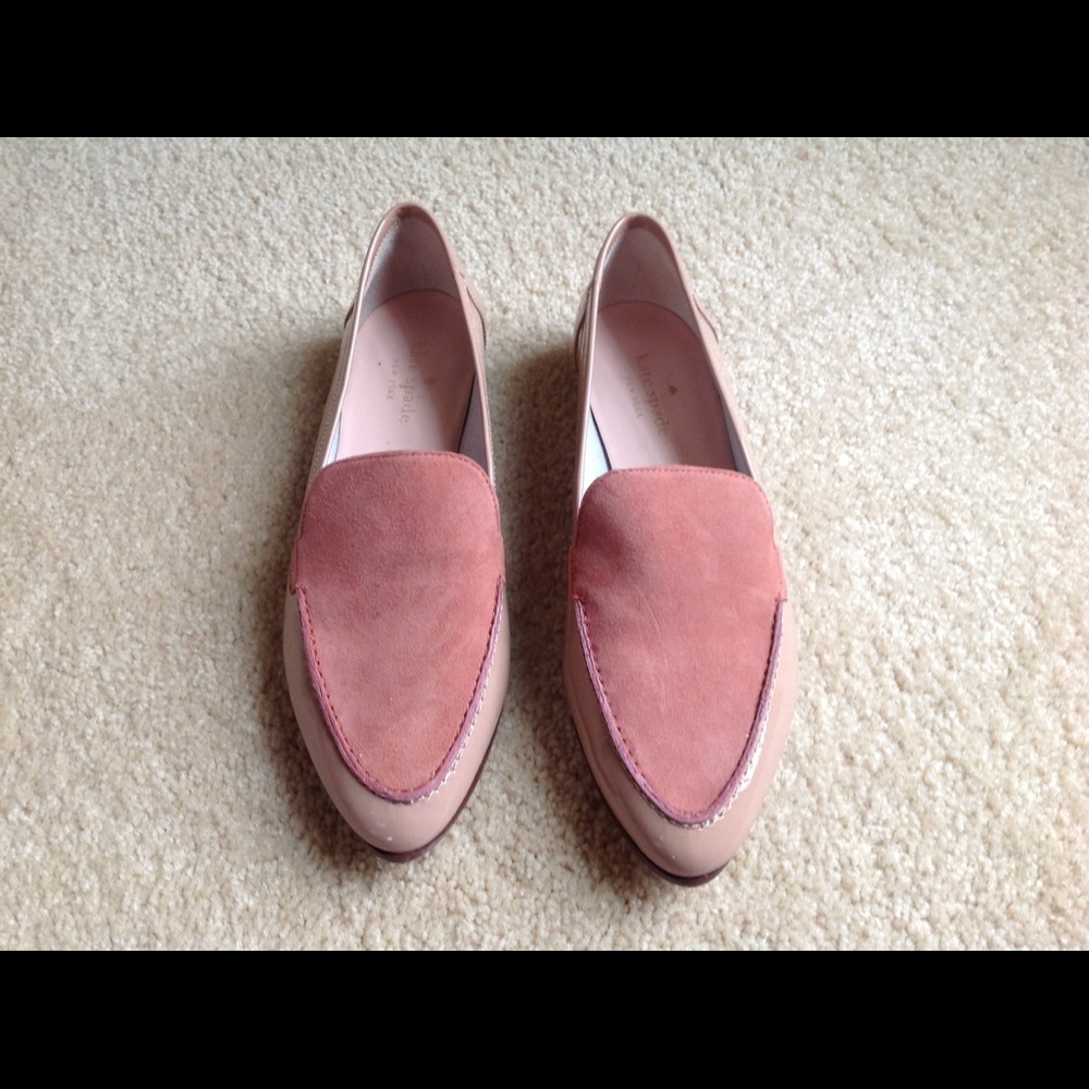 Kate Spade Blush pink loafers